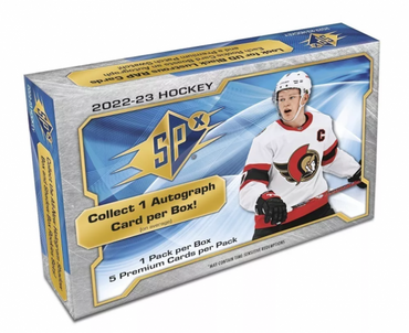 2022-23 Upper Deck SPx Hockey Hobby Box