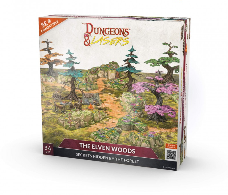 Dungeons & Lasers: Terrain - The Elven Woods