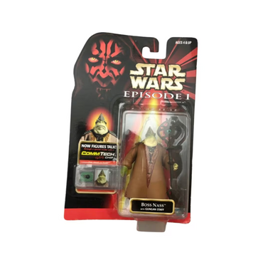 Star Wars Episode 1 Boss Nass Action Figure with Commtech Chip