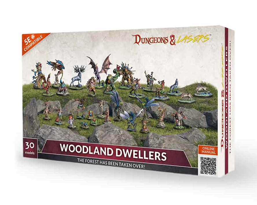 Dungeons & Lasers: Miniatures - Woodland Dwellers