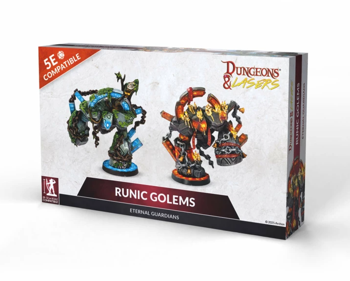 Dungeons & Lasers: Miniatures - Runic Golems