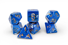 Chessex: Polyhedral 7-Die Set - Wavebreak/Gold