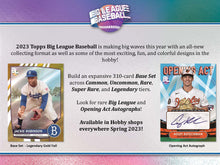 2023 Topps Big League Baseball Factory Sealed Hobby Card Box