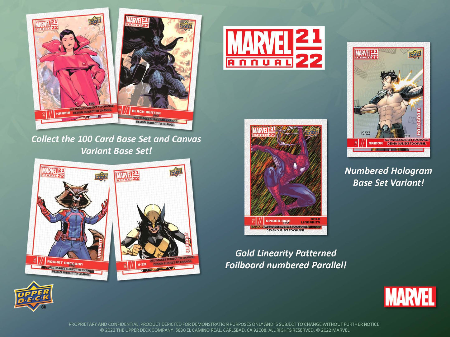 Upper Deck Marvel Annual 2021-22 Hobby Box