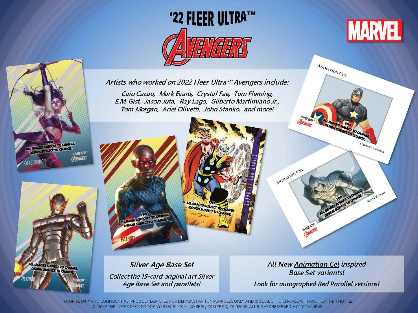 2022 Upper Deck Fleer Ultra Marvel Avengers Hobby