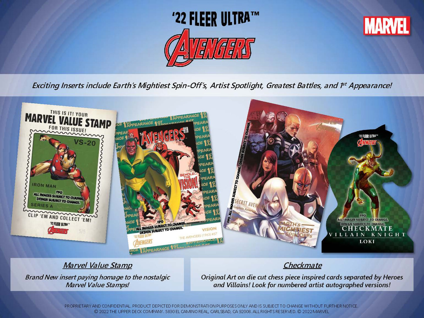 2022 Upper Deck Fleer Ultra Marvel Avengers Hobby