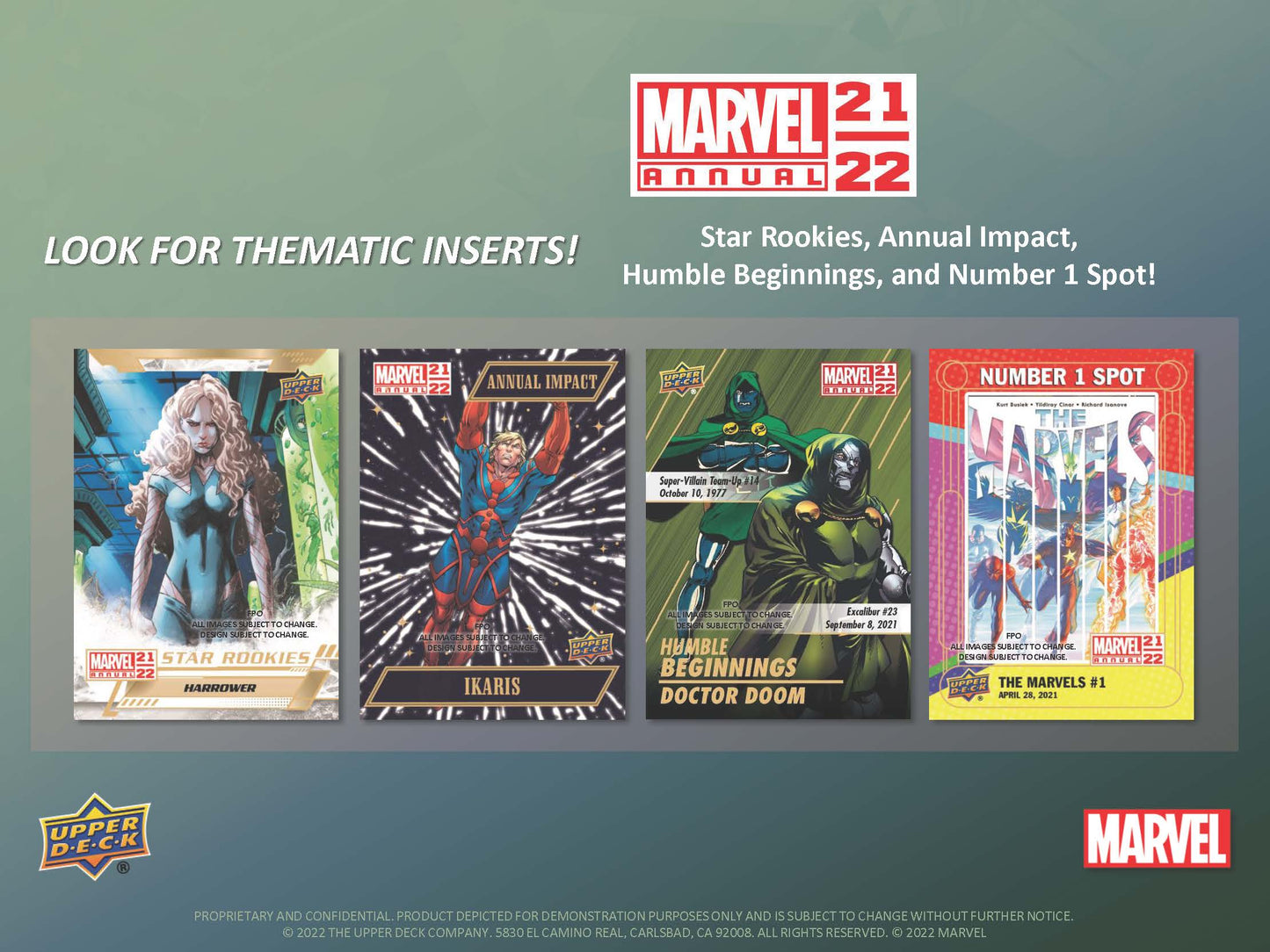 Upper Deck Marvel Annual 2021-22 Hobby Box