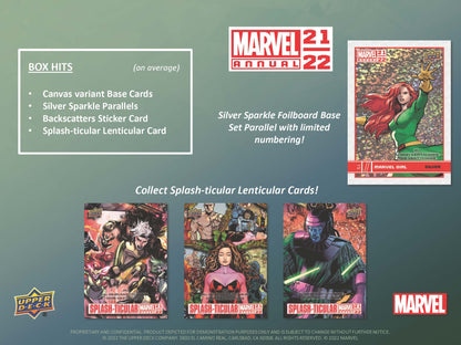 Upper Deck Marvel Annual 2021-22 Hobby Box