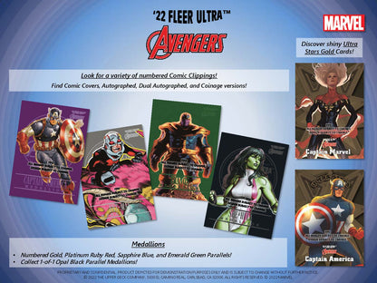 2022 Upper Deck Fleer Ultra Marvel Avengers Hobby