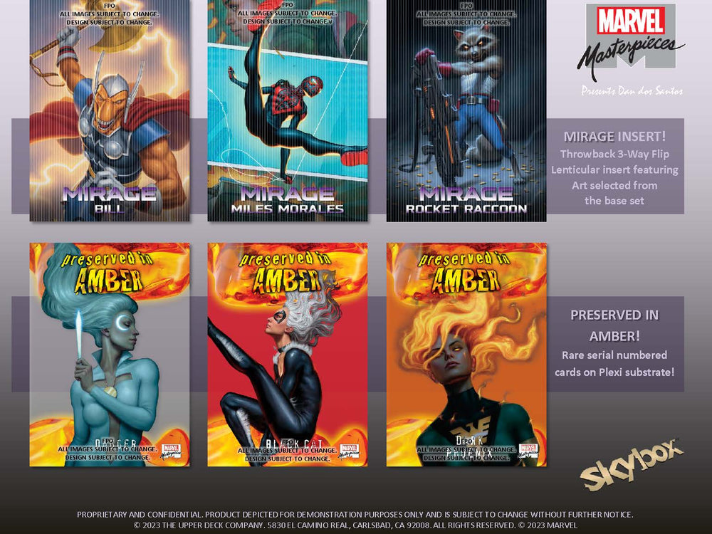 2022 Upper Deck Marvel Masterpieces Trading Card Hobby Box