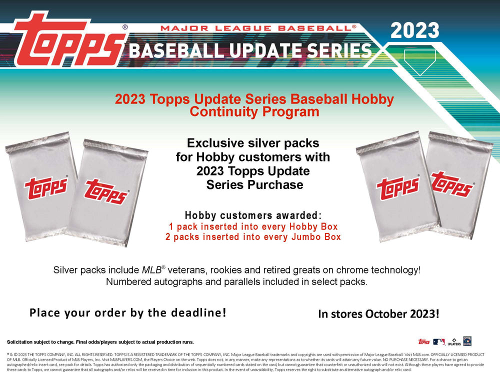 2023 Topps Baseball Update Series Hobby HTA Jumbo Box