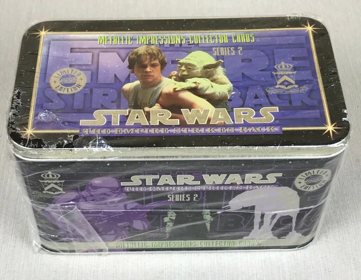 Star Wars The Empire Strikes Back Series 2 Factory Sealed Metallic Impressions Card Set