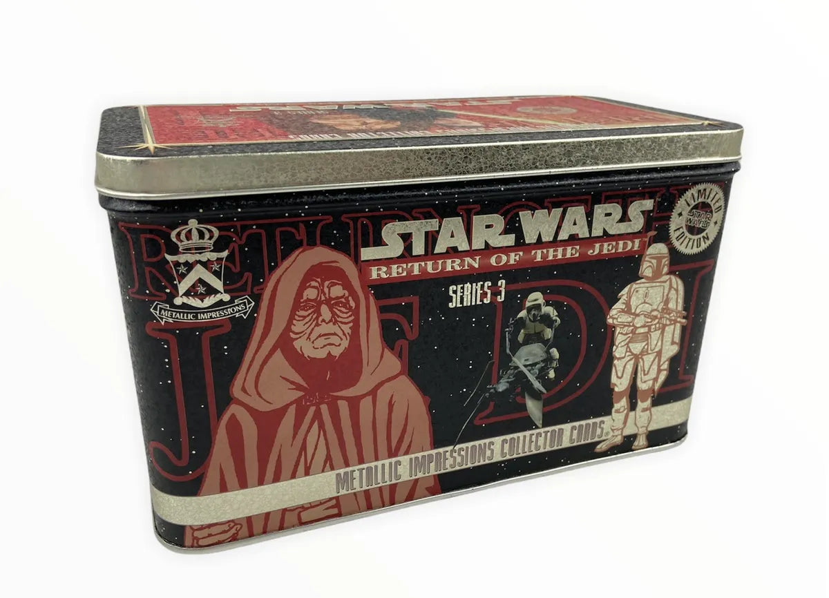 Star Wars Return Of The Jedi Series 3 Factory Sealed Metallic Impressions Card Set