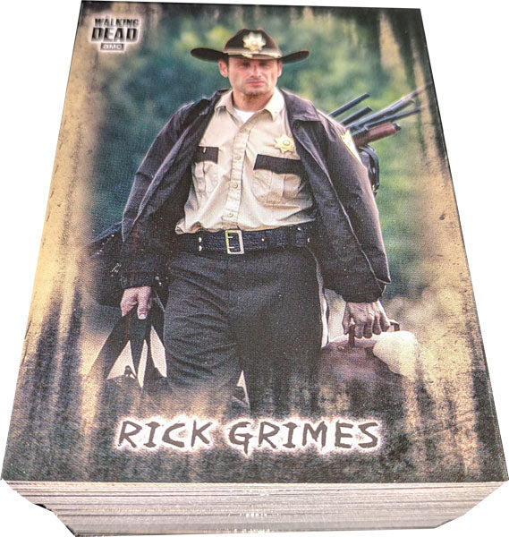 Walking Dead Hunters & The Hunted Complete 100 Card Base Set