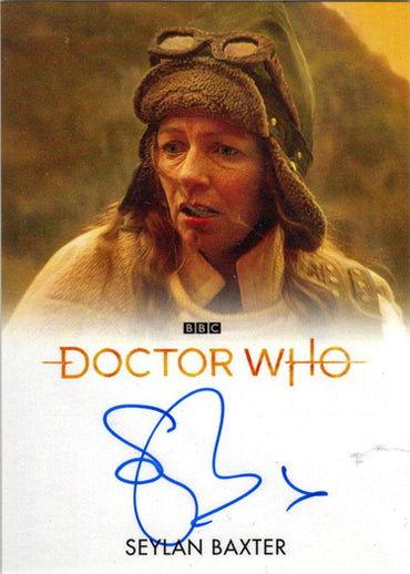 2022 Doctor Who Series 11 & 12 Seylan Baxter Full Bleed Autograph Card