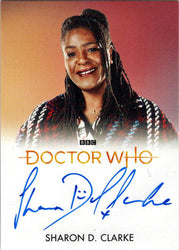 2022 Doctor Who Series 11 & 12 Sharon D. Clarke Full Bleed Autograph Card