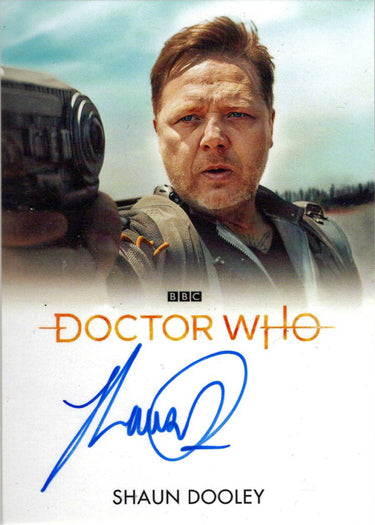 2022 Doctor Who Series 11 & 12 Shaun Dooley Full Bleed Autograph Card