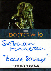 2022 Doctor Who Series 11 & 12 Siobhan Finneran Autograph Inscription Card V1