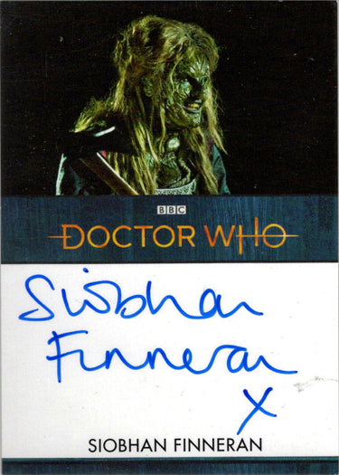 2022 Doctor Who Series 11 & 12 Siobhan Finneran Autograph Inscription Card V2