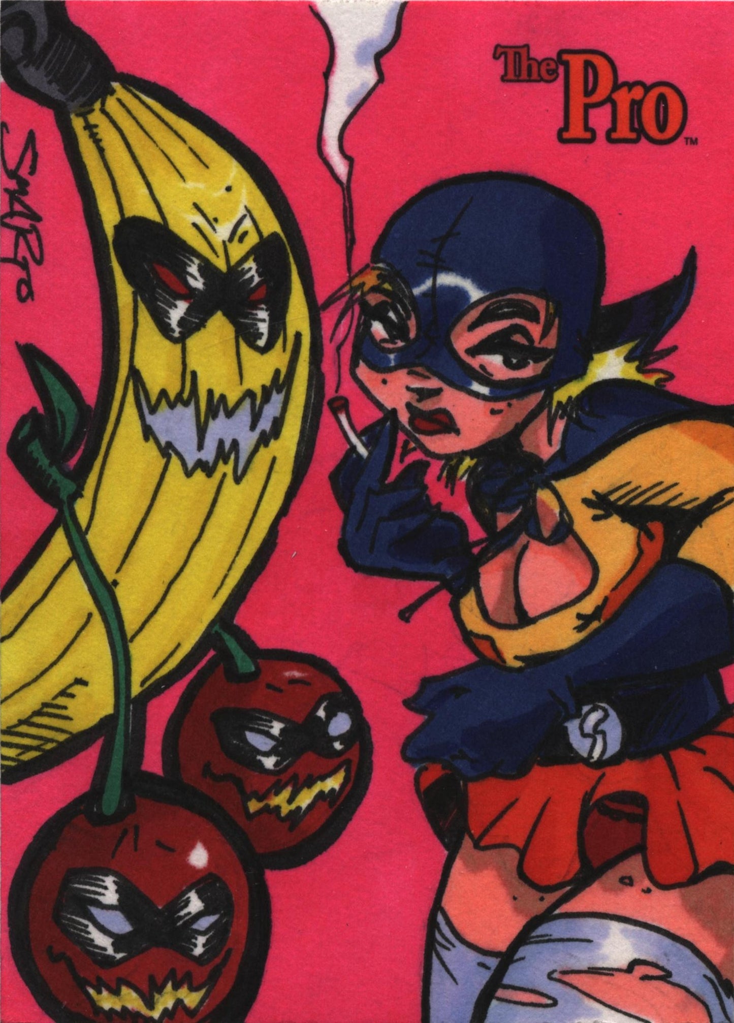 2010 5finity The Pro Factory Sketch Card by Luke Smarto