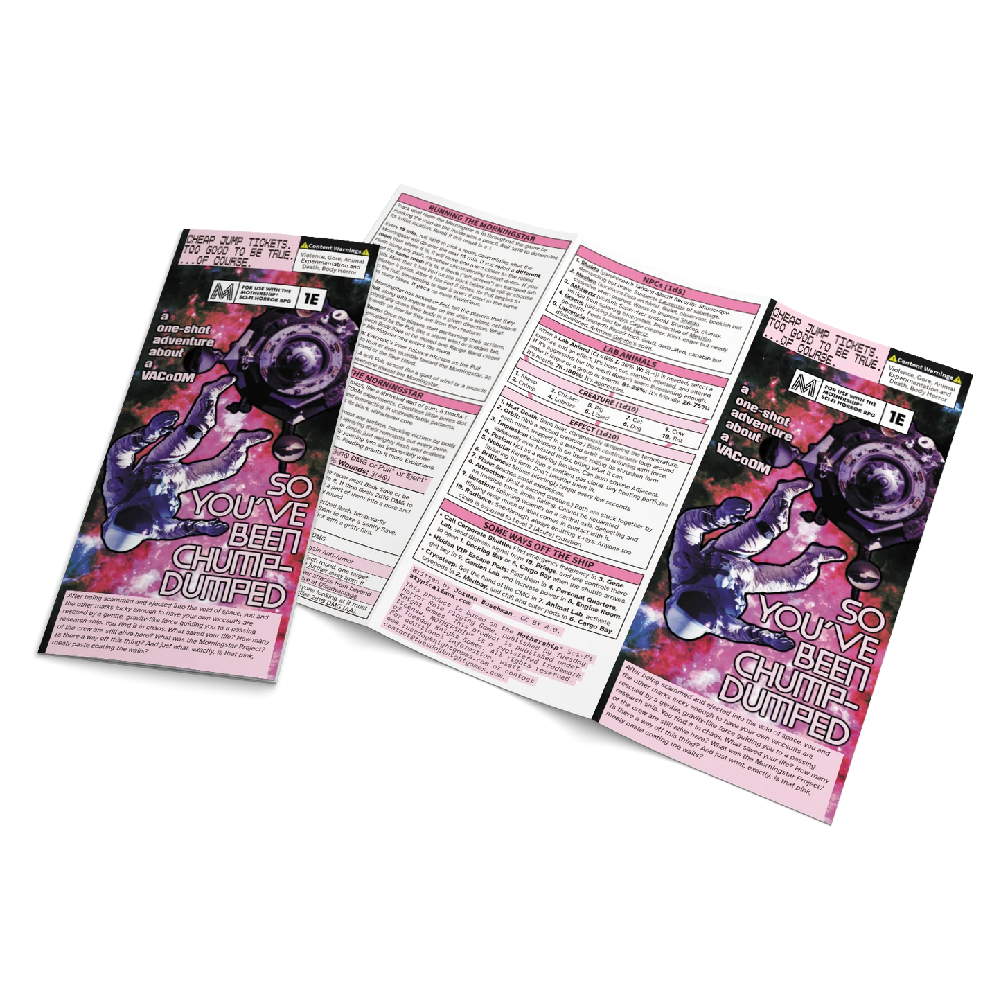 Mothership RPG: So You've Been Chump-Dumped