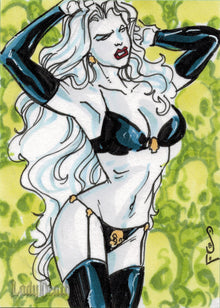 2012 5finity Lady Death Sketch Series Two Sketch Card by Jason Sobol