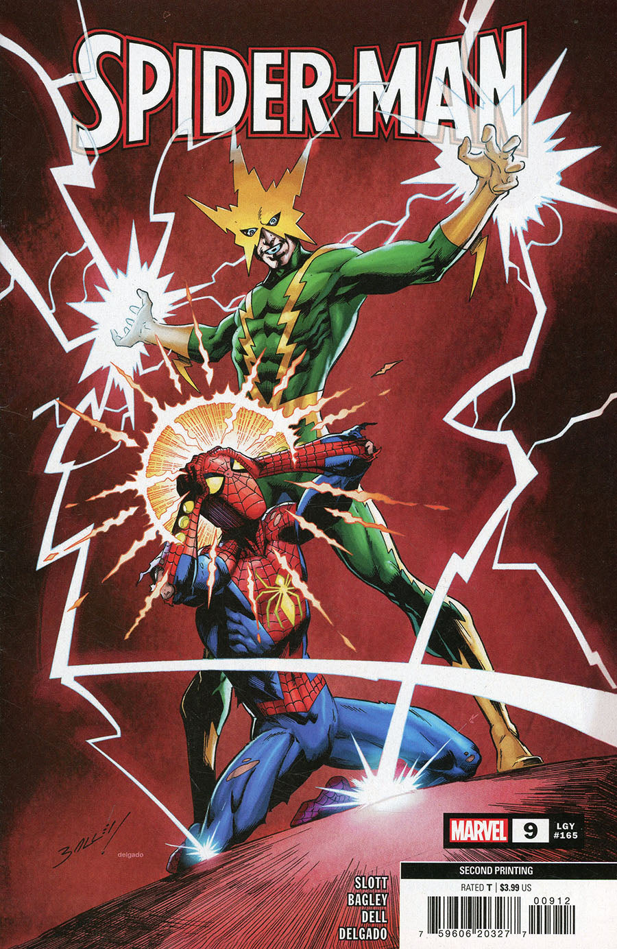 Spider-Man 9 Mark Bagley 2nd Print Variant