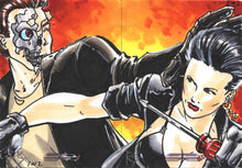2011 5finity Galaxgals Eradication Rich Stahnke Sketch 2 Card Puzzle