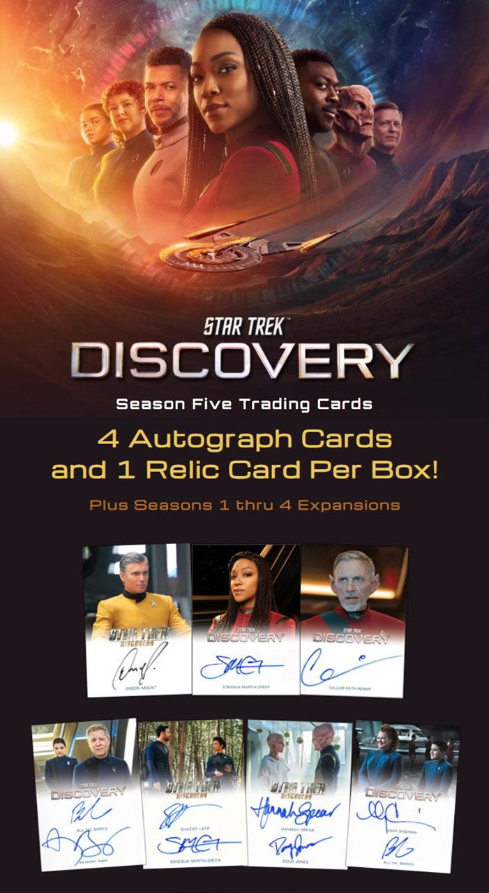 Rittenhouse 2024 Star Trek Discovery Season 5 Hobby Card Box