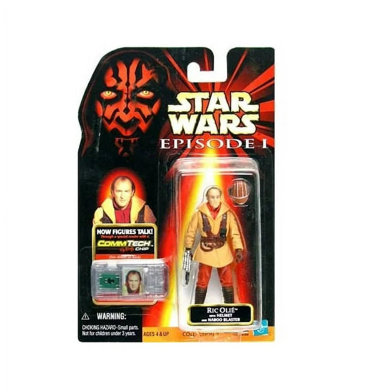 Star Wars Episode 1 Ric Olié Action Figure with Commtech Chip