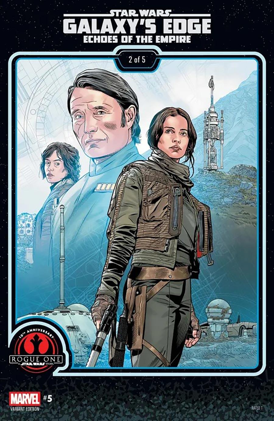 Star Wars: Galaxy's Edge   Echoes Of The Empire #5 Chris Sprouse Rogue One 10 Th Anniversary Variant
