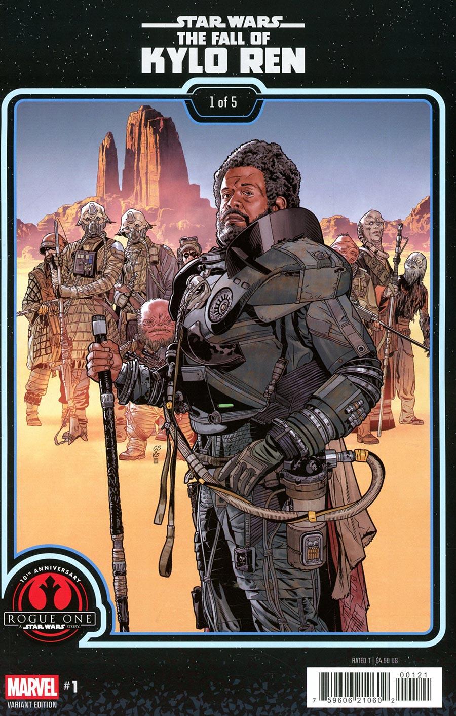 Star Wars: The Fall Of Kylo Ren #1 Chris Sprouse Rogue One 10 Th Anniversary Variant