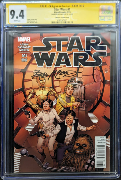 Star Wars #1 CGC 9.4 Signed by Bob McLeod