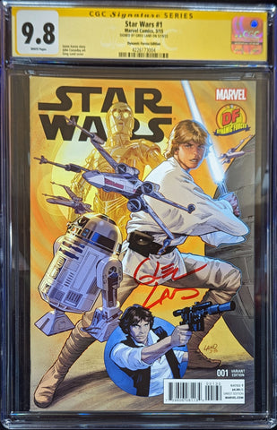 Star Wars #1 CGC 9.8 Dynamic Forces Greg Land Cover Signed