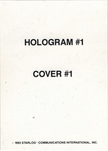 Starlog Commemorative Gold Card Hologram 1 Cover 1