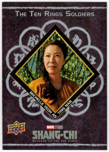 2023 Upper Deck Marvel Shang-Chi Ten Rings Soldiers Insert Card T10 M. Yeoh
