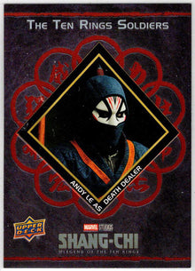 2023 Upper Deck Marvel Shang-Chi Ten Rings Soldiers Red Insert Card T14 Andy Le