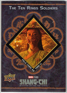 2023 Upper Deck Marvel Shang-Chi Ten Rings Soldiers Patina Card T2 Fala Chen