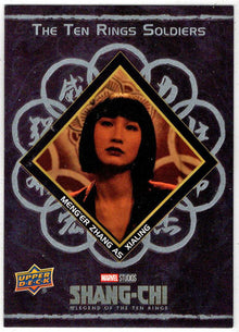 2023 Upper Deck Marvel Shang-Chi Ten Rings Soldiers Insert Card T3 Meng'er Zhang