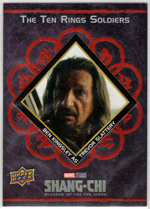 2023 Upper Deck Marvel Shang-Chi Ten Rings Soldiers Red Insert Card T6 Kingsley