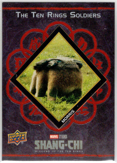 2023 Upper Deck Marvel Shang-Chi Ten Rings Soldiers Red Insert Card T7 Morris