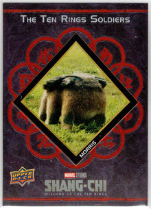 2023 Upper Deck Marvel Shang-Chi Ten Rings Soldiers Red Insert Card T7 Morris