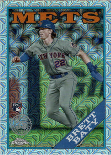 Topps Series One Baseball 2023 Chrome Silver Card T88C-14 Brett Baty