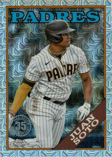 Topps Series One Baseball 2023 Chrome Silver Card T88C-30 Juan Soto