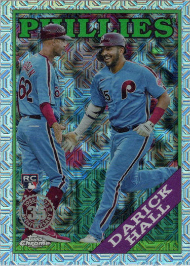 Topps Series One Baseball 2023 Chrome Silver Card T88C-99 Darick Hall