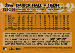 Topps Series One Baseball 2023 Chrome Silver Card T88C-99 Darick Hall