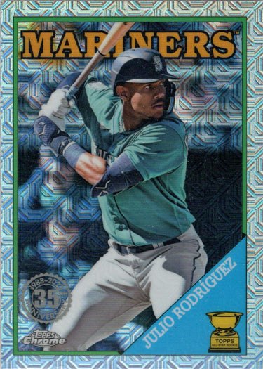 Topps Update Baseball 2023 Chrome Silver Card T88CU-58 Julio Rodriguez