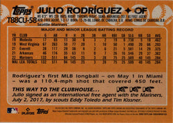 Topps Update Baseball 2023 Chrome Silver Card T88CU-58 Julio Rodriguez