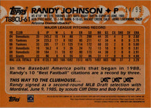 Topps Update Baseball 2023 Chrome Silver Green Card T88CU-61 Randy Johnson 14/99