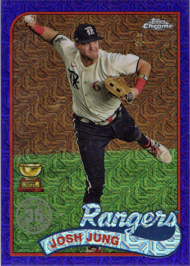 Topps Series One Baseball 2024 Chrome Silver Parallel Card T89C-65 J Jung 25/75